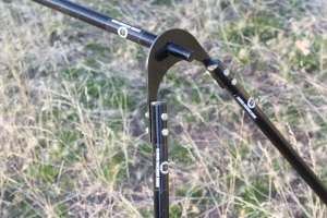 Rogue Shooting Targets Gong Stand End, steel target stand