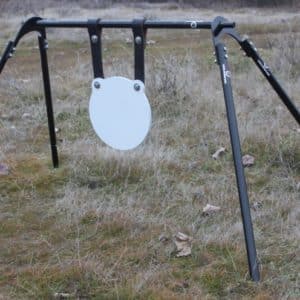 Rogue Shooting Targets Swinging Gong Stand and Steel Target
