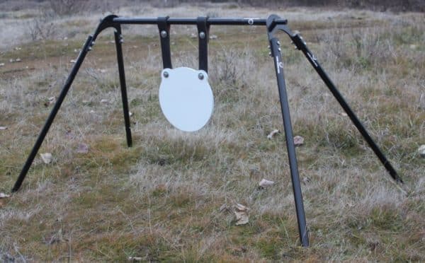 Rogue Shooting Targets Swinging Gong Stand and Steel Target