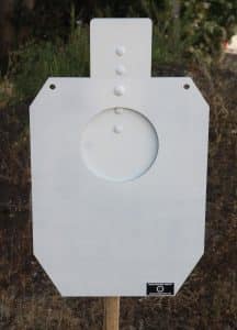 Rogue Shooting Targets Reactive IDPA A-Zone Steel Silhouette Targets