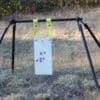 rogue shooting targets square steel target on gong stand