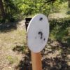 rogue targets Hook N Shoot steel target hanger with round steel target