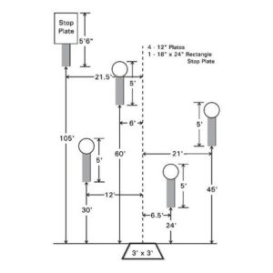 Speed option steel challenge target set
